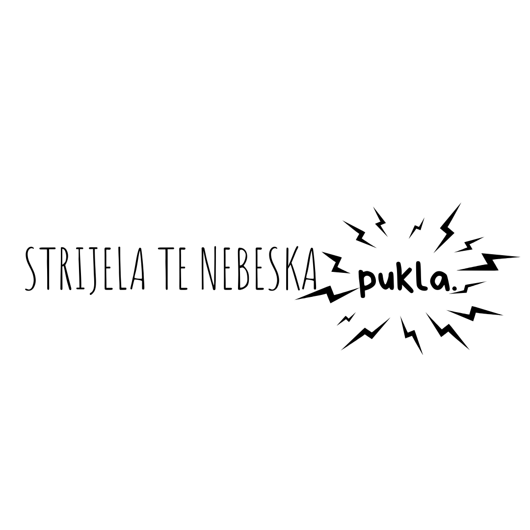 PLATNENA TORBA "STRIJELA TE NEBESKA PUKLA"