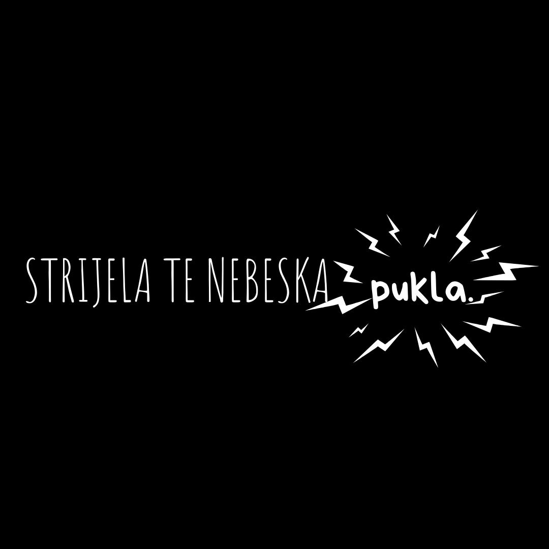 PLATNENA TORBA "STRIJELA TE NEBESKA PUKLA"