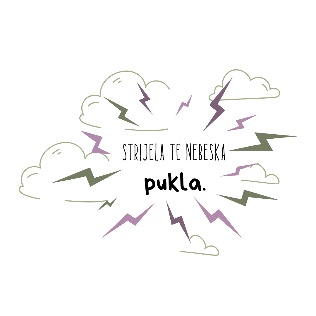 METALNI LONČEK "STRIJELA TE NEBESKA PUKLA"